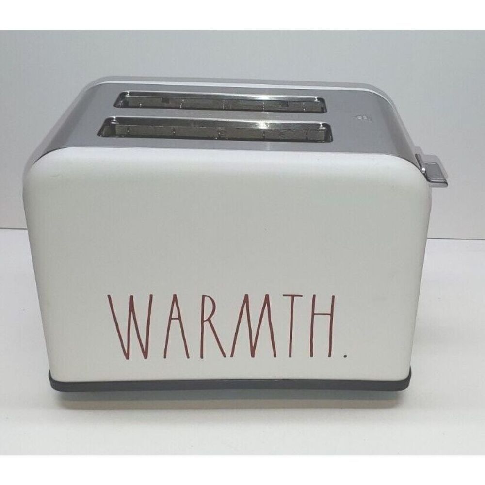 Rae Dunn Warmth Rae Dunn White toaster oven WARMTH Rare Collectors Item Winter C